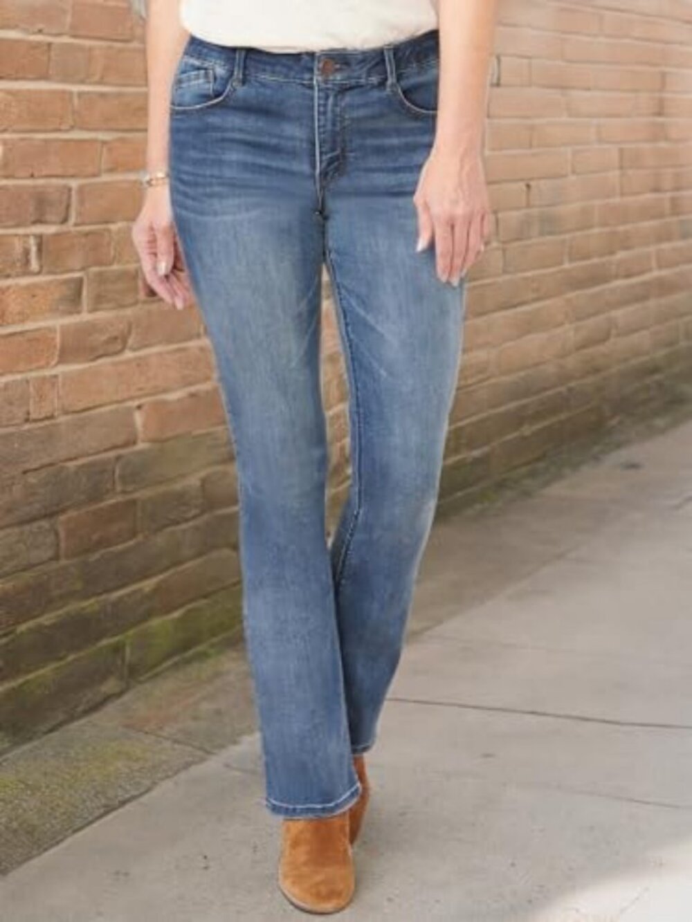 Ab"solution High Rise Itty Bitty Boot Glider Jeans - Picture 4 of 4